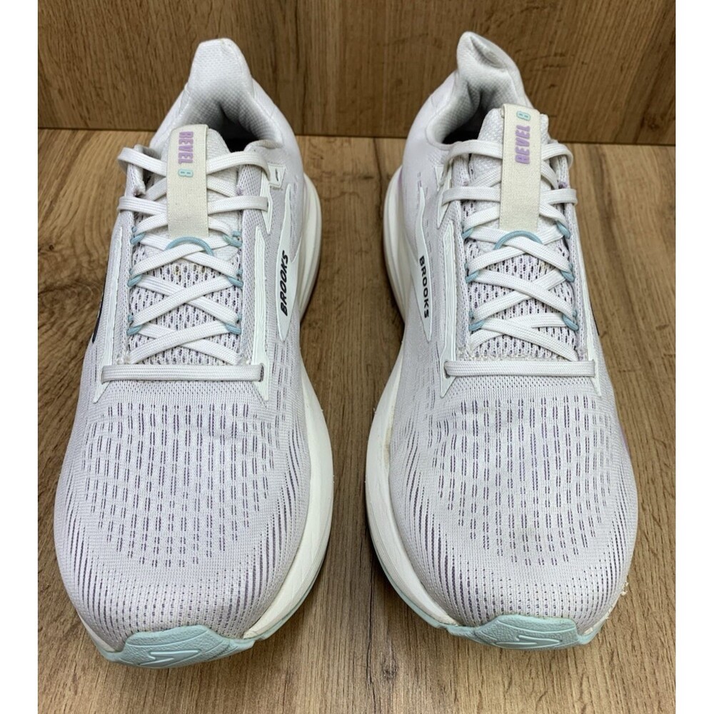 Brooks Revel Womens Size 11 Running Shoes White Purple Athletic Sneakers - Picture 4 of 12